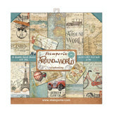 Stamperia Double-Sided Scrapbooking Paper Set - Around the World, 10 units