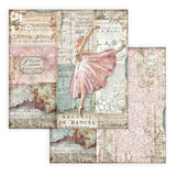 Stamperia Double-Sided Scrapbooking Paper Set - Passion, 10 units