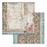 Stamperia Double-Sided Scrapbooking Paper Set - Passion, 10 units