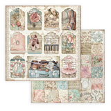 Stamperia Double-Sided Scrapbooking Paper Set - Passion, 10 units