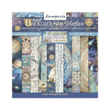 Stamperia Double-Sided Scrapbooking Paper Set - Cosmos Infinity, Backgrounds Selection, 10 units