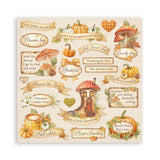 Stamperia Single-Sided Scrapbooking Paper Set - Whispering Woods, 22 units