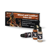 Scale 75 WOOD and LEATHER Acrylic Paint Set, 8x17 ml