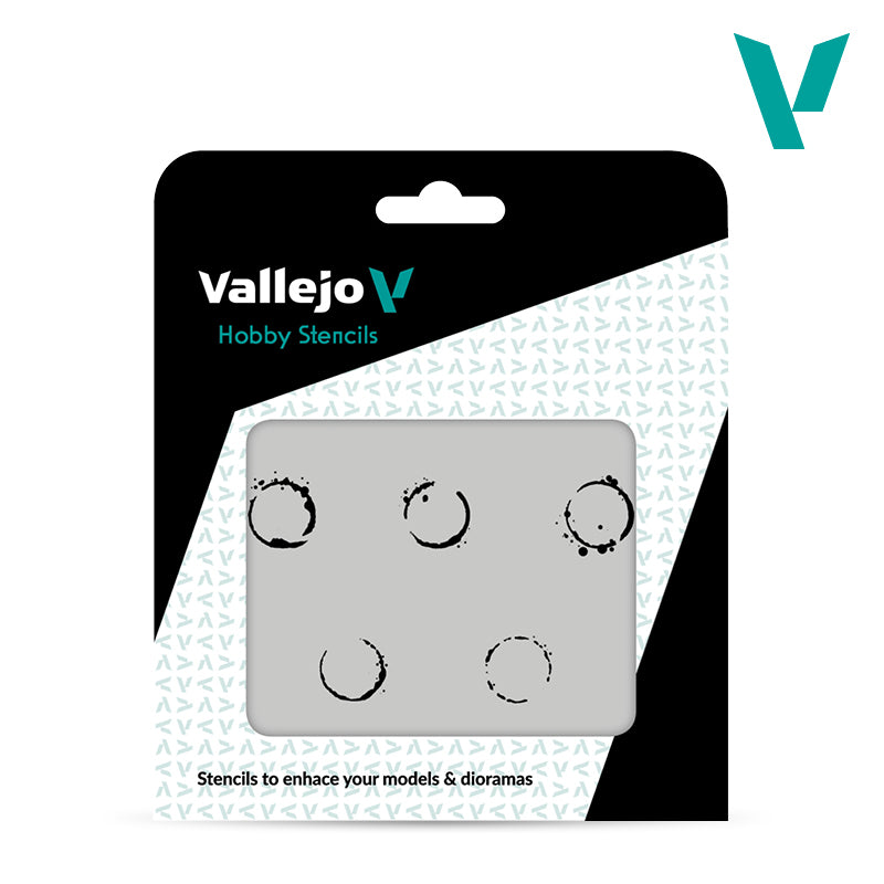 Vallejo Hobby Stencils - Drum Oil Markings