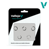 Vallejo Hobby Stencils - Drum Oil Markings