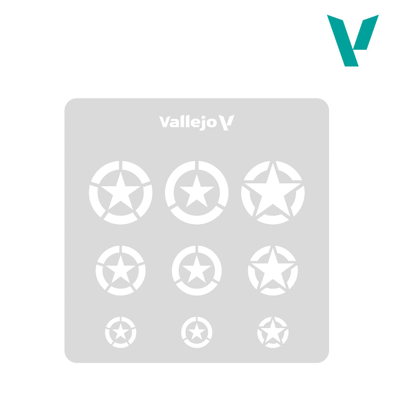 Vallejo Hobby Stencils - USAF Markings