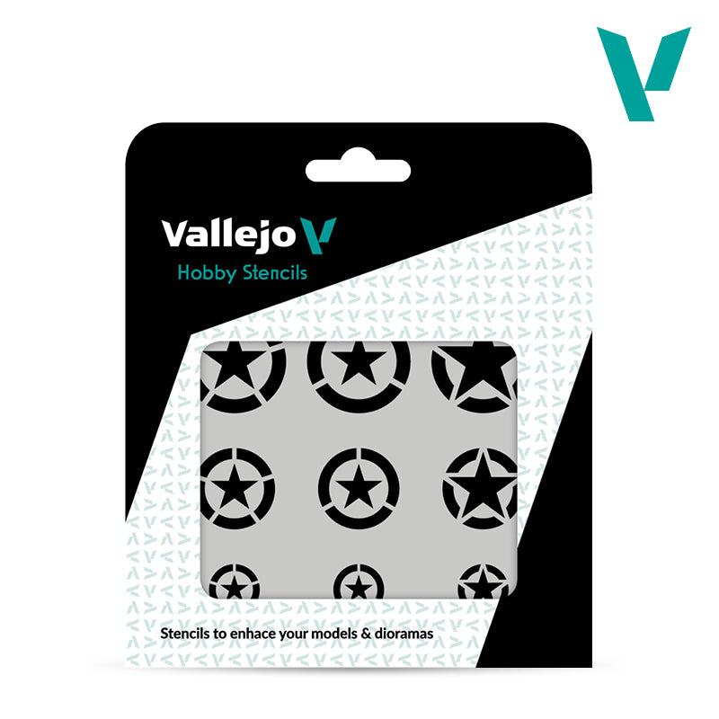 Vallejo Hobby Stencils - USAF Markings