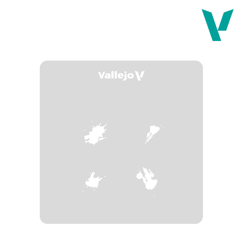 Vallejo Hobby Stencils - Petrol Spills