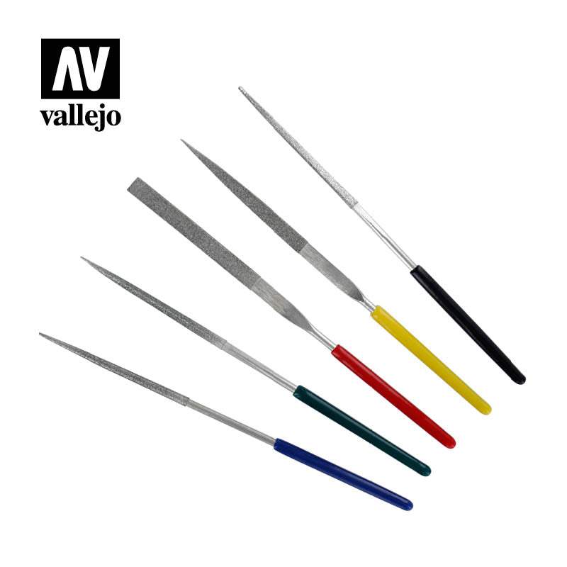 Vallejo Set of 5 Mini Diamond Files