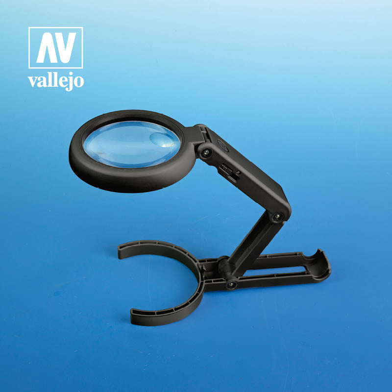 Vallejo Foldable LED Magnifier (with inbuilt stand)