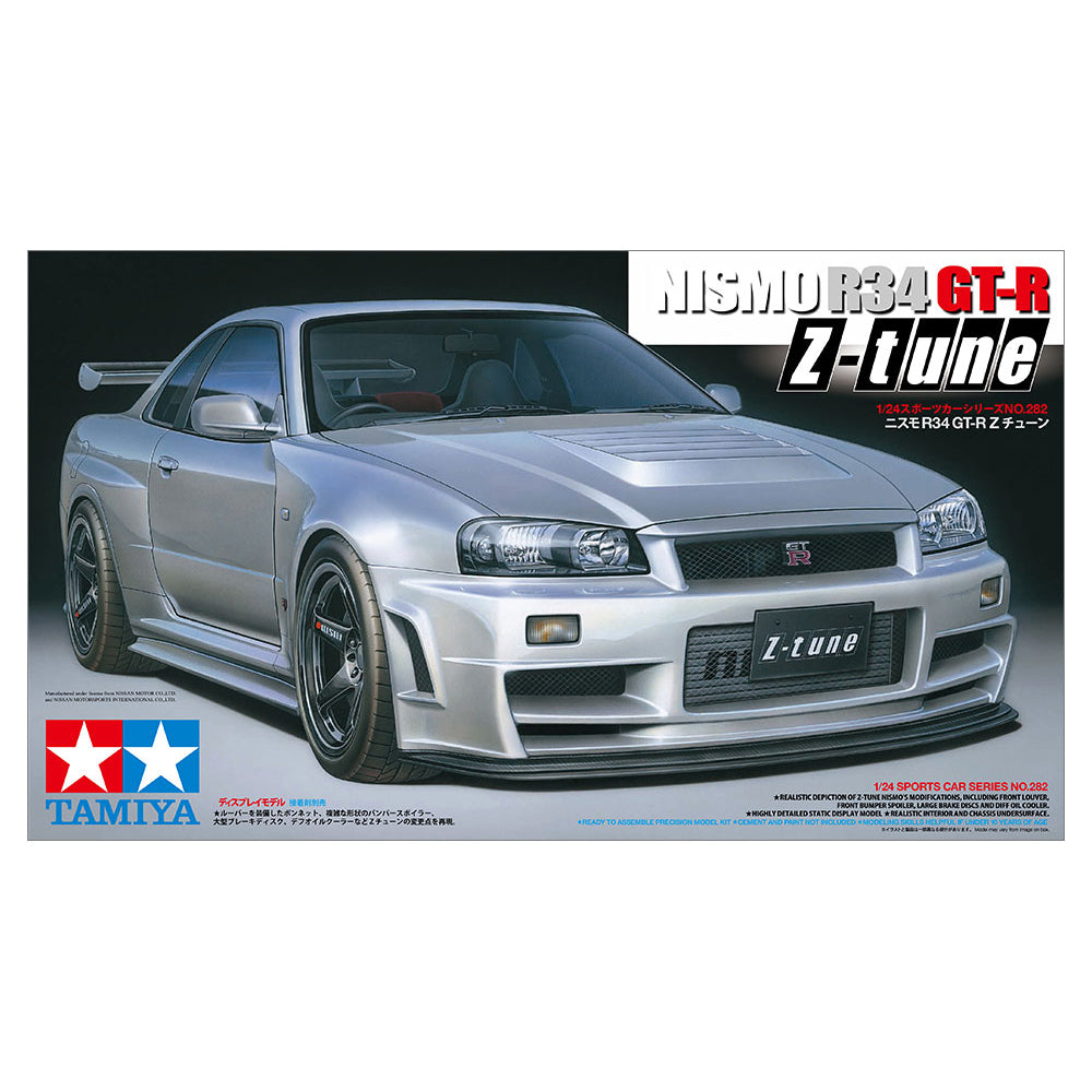 Tamiya Nissan Nismo R34 GT-R Z-tune Scale Model, 1:24 – Art Spices