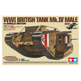 Tamiya WWI British Tank Mk.IV Male Scale Model, 1:35