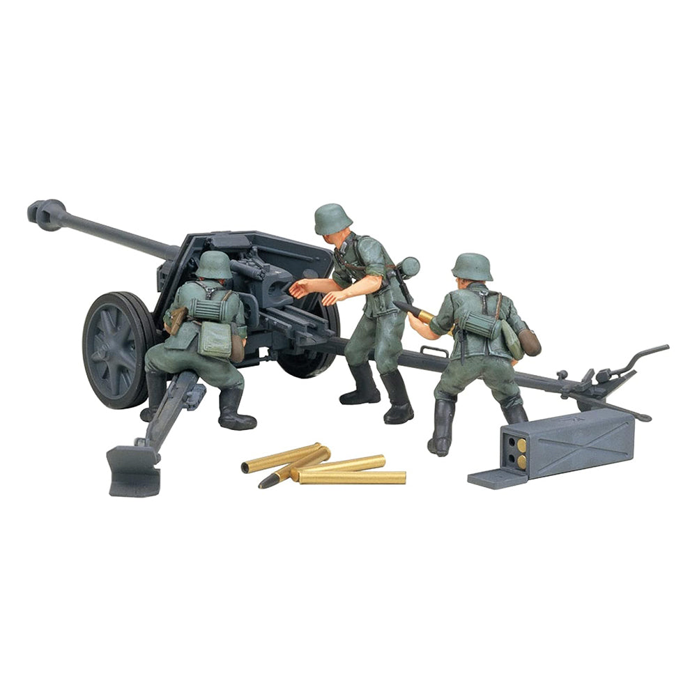 Tamiya 40/L46 ATG German 75 mm Anti Tank Gun Model Kit, 1:35