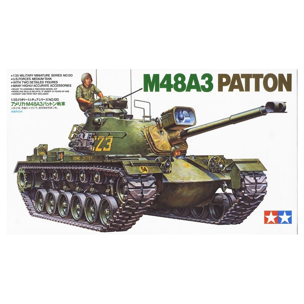 Tamiya U.S. M48A3 Patton Scale Model, 1:35