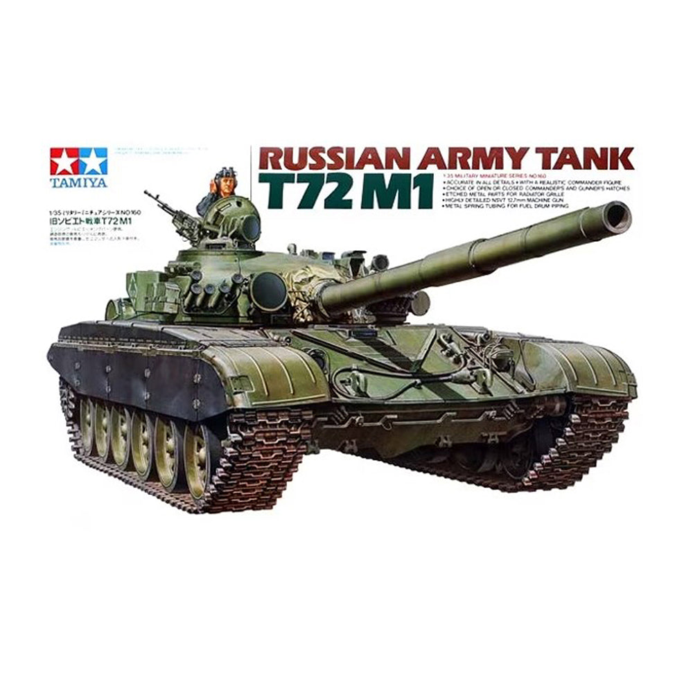 Tamiya Russian Army Tank T-72M1 Model Kit, 1:35 – Art Spices