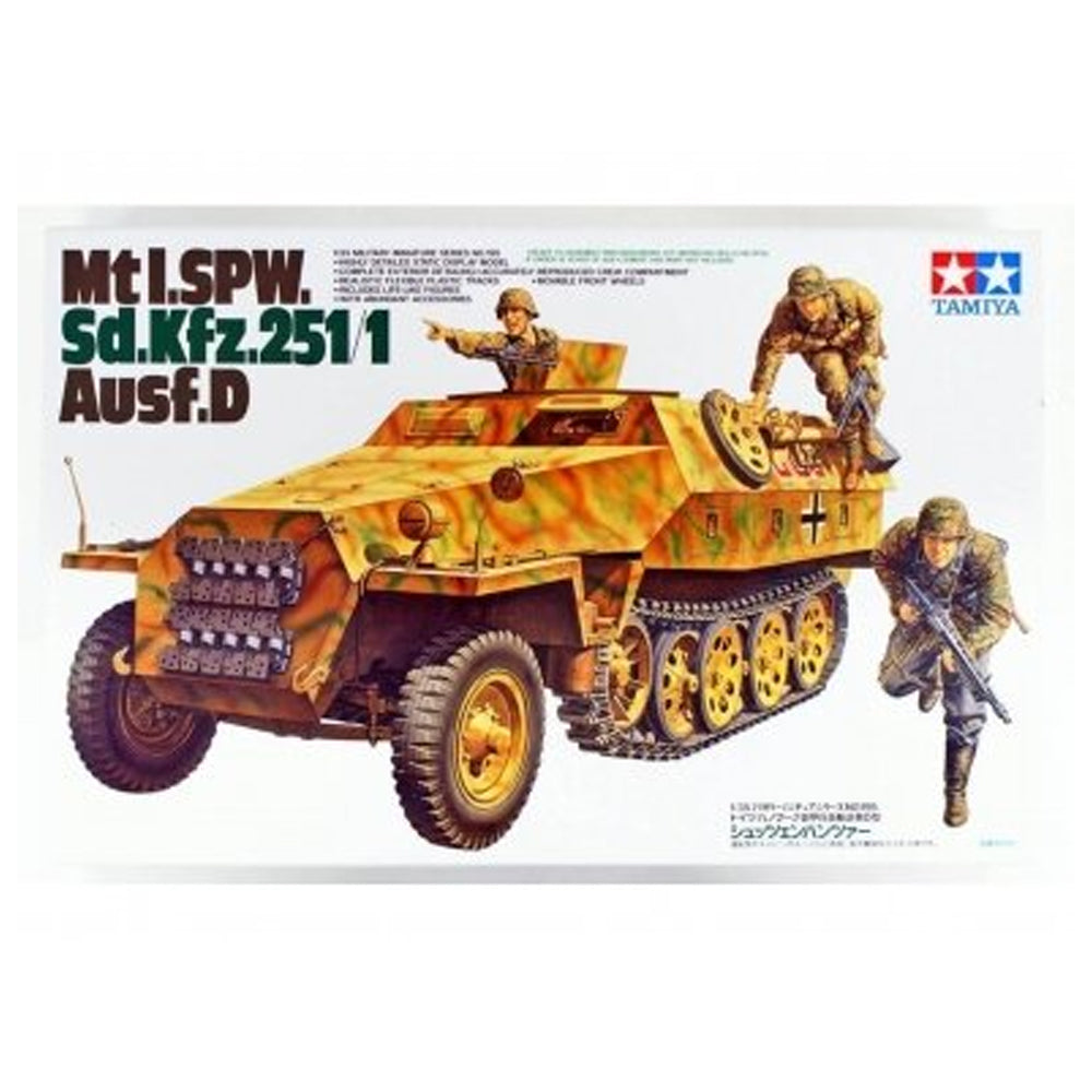 Tamiya Mtl. SPW Sd.Kfz.251/1 Ausf.D Scale Model, 1:35