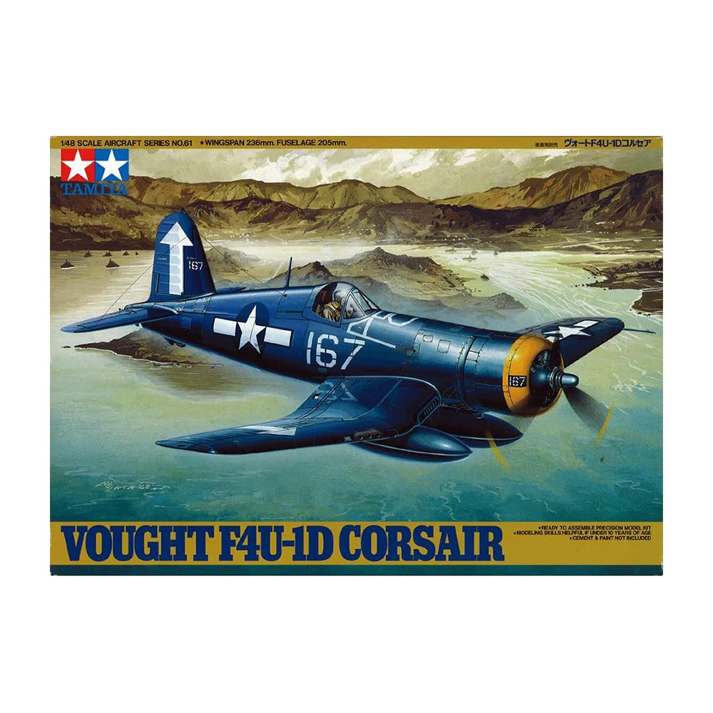 Tamiya Vought F4U-1D Corsair Model Kit, 1:48