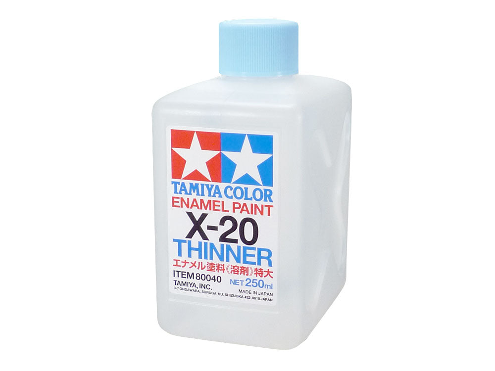 Tamiya Enamel Paint Thinner X-20, 250 ml