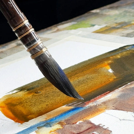 Da Vinci Prafull Sawant Watercolor Brushes Set, 3 pcs.