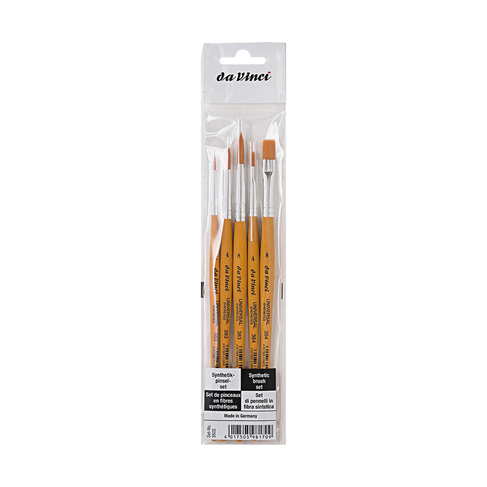 Da Vinci Universal Synthetic Brush Set, 5 pcs.