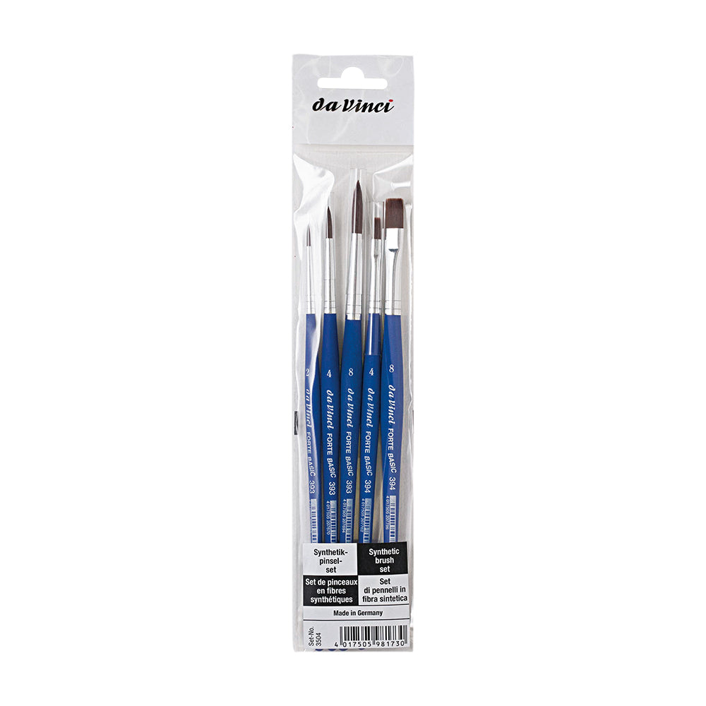 Da Vinci Forte Basic Synthetic Brush Set, 5 pcs.