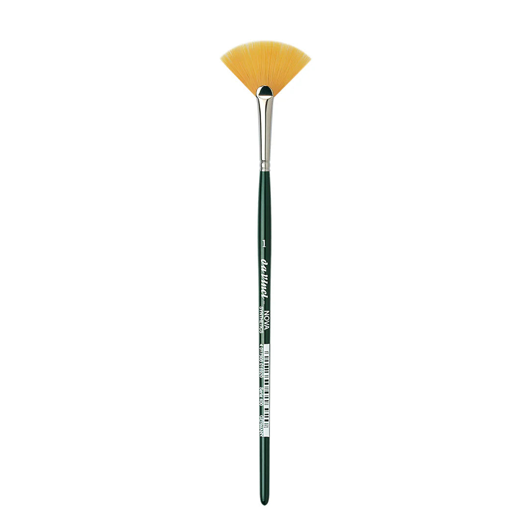 Da Vinci Nova Synthetic Fan Brush, series 400
