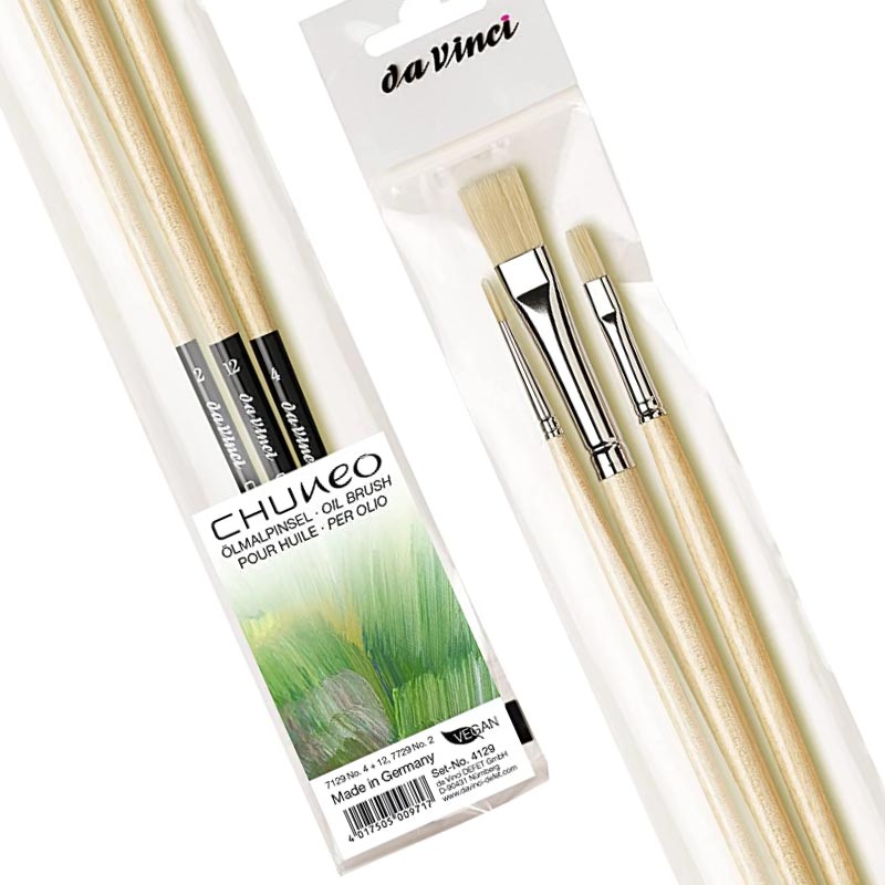 Da Vinci Chuneo Synthetic Brush Set for Oil Painting