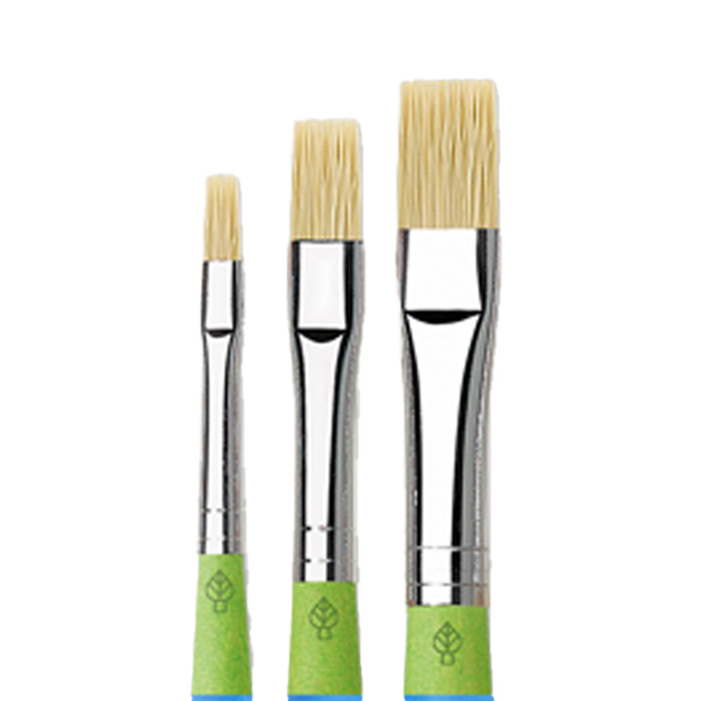 Da Vinci Synthetic Bristle School Brushes Set, 3 pcs.