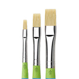 Da Vinci Synthetic Bristle School Brushes Set, 3 pcs.