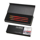 Da Vinci Colineo RED Watercolour Brushes Set, 3 pcs.