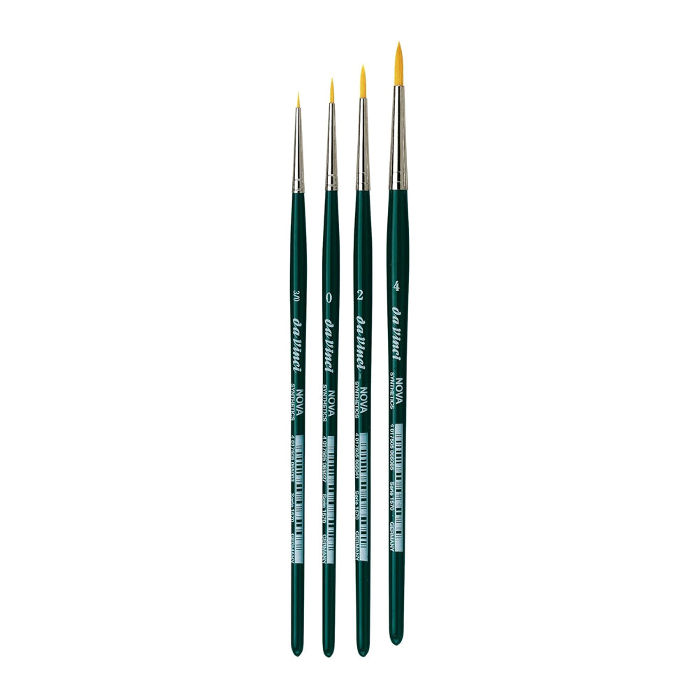 Da Vinci Nova Synthetic Round Brush Set, 4 pcs.