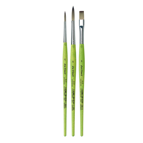 Da Vinci Fit Synthetics Brushes Set, 3 pcs.