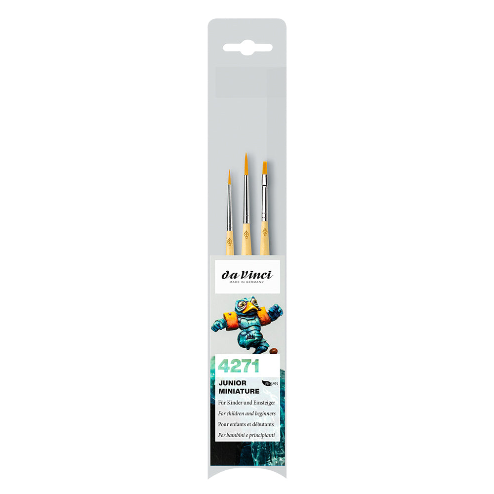 Da Vinci Junior Miniature Brushes Set, 3 pcs.