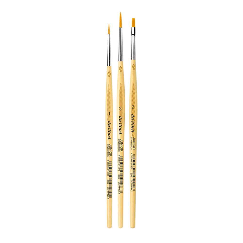 Da Vinci Junior Miniature Brushes Set, 3 pcs.