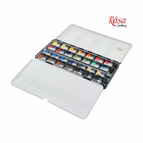 ROSA Gallery Watercolour Metal Tin Set - Classic, 28 colours