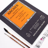 Arches Watercolour Paper Pad, Rough, 100 % Cotton, 12 Sheets, 23x31 cm