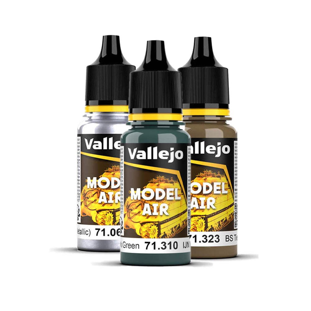 Vallejo Model Air Paint, colors 201-232 (part 3/3)