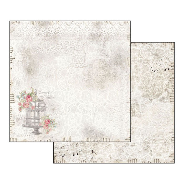 Stamperia Double-Sided Scrapbooking Paper Set - Roses & Laces, 10 units