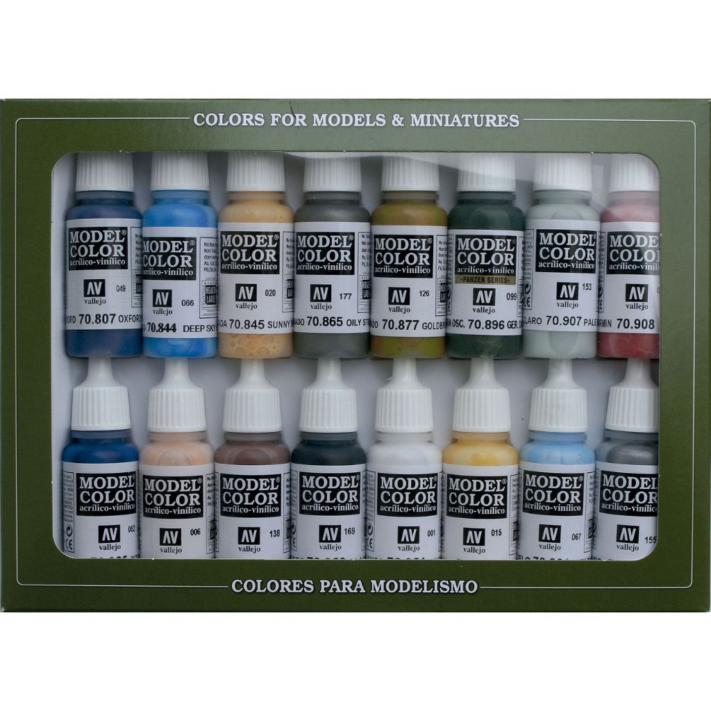 Vallejo American Civil War Acrylic Paint Set, 16x17 ml