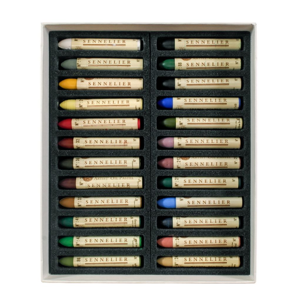 Sennelier Oil Pastel Set, 24 colors – Art Spices