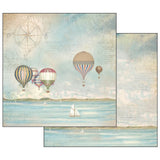 Stamperia Double-Sided Scrapbooking Paper Set - Sea Land, 10 units