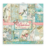 Stamperia Double-Sided Scrapbooking Paper Set - Wonderland, 10 units