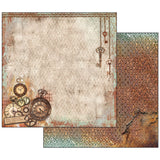 Stamperia Double-Sided Scrapbooking Paper Set - Clockwise, 10 units