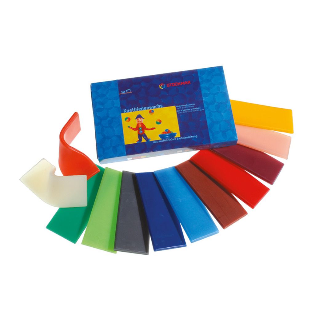 Stockmar Modeling Beeswax, 12 colours