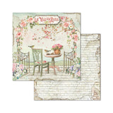 Stamperia Double-Sided Scrapbooking Paper Set - House of Roses, 10 units