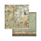 Stamperia Double-Sided Scrapbooking Paper Set - Oriental Garden, 10 units