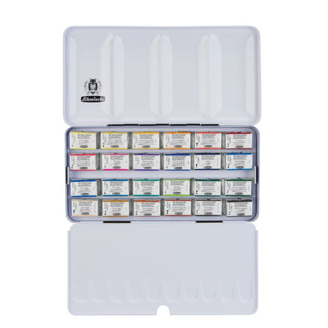 Schmincke Horadam Aquarell Set in a Metal Box, 24 colours, Full-Pan